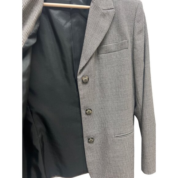 Harvé Benard Gray Houndstooth Skirt Suit Set - Picture 9 of 10